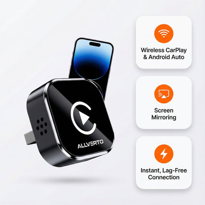 Allverto™ Wireless CarPlay & Android Auto Adapter