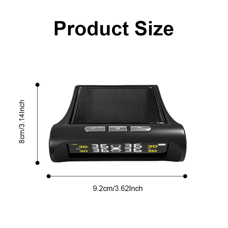 Solar Car Tire Pressure Monitor