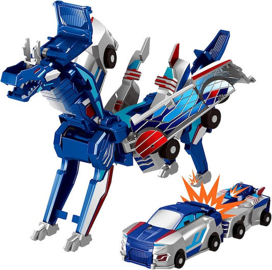 Collision Transforming Robot Dinosaur Car Toy