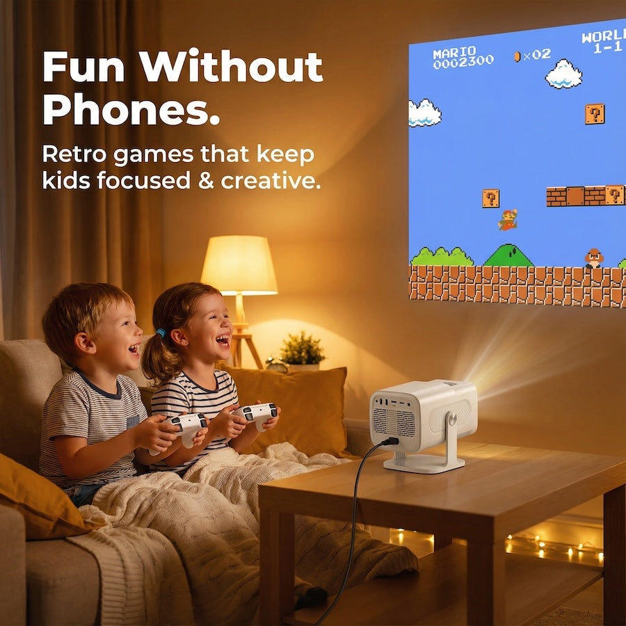 Allverto™ Retro Gaming Projector