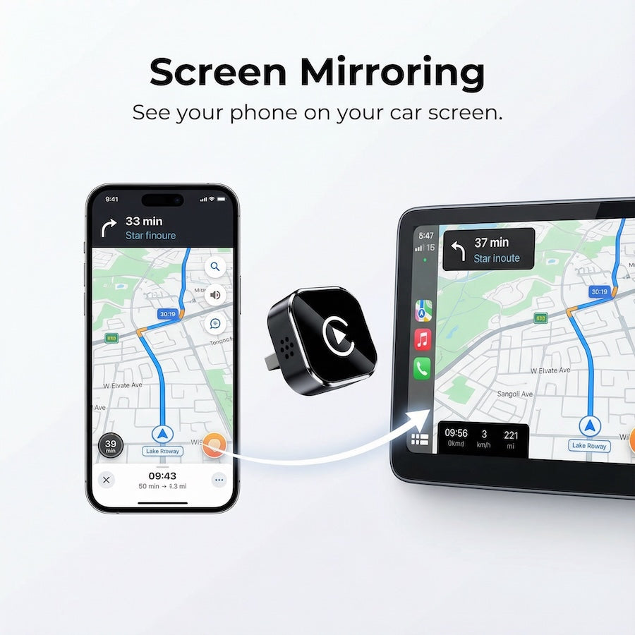 Allverto™ Wireless CarPlay & Android Auto Adapter