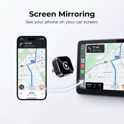 Allverto™ Wireless CarPlay & Android Auto Adapter