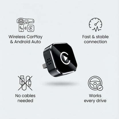 Allverto™ Wireless CarPlay & Android Auto Adapter