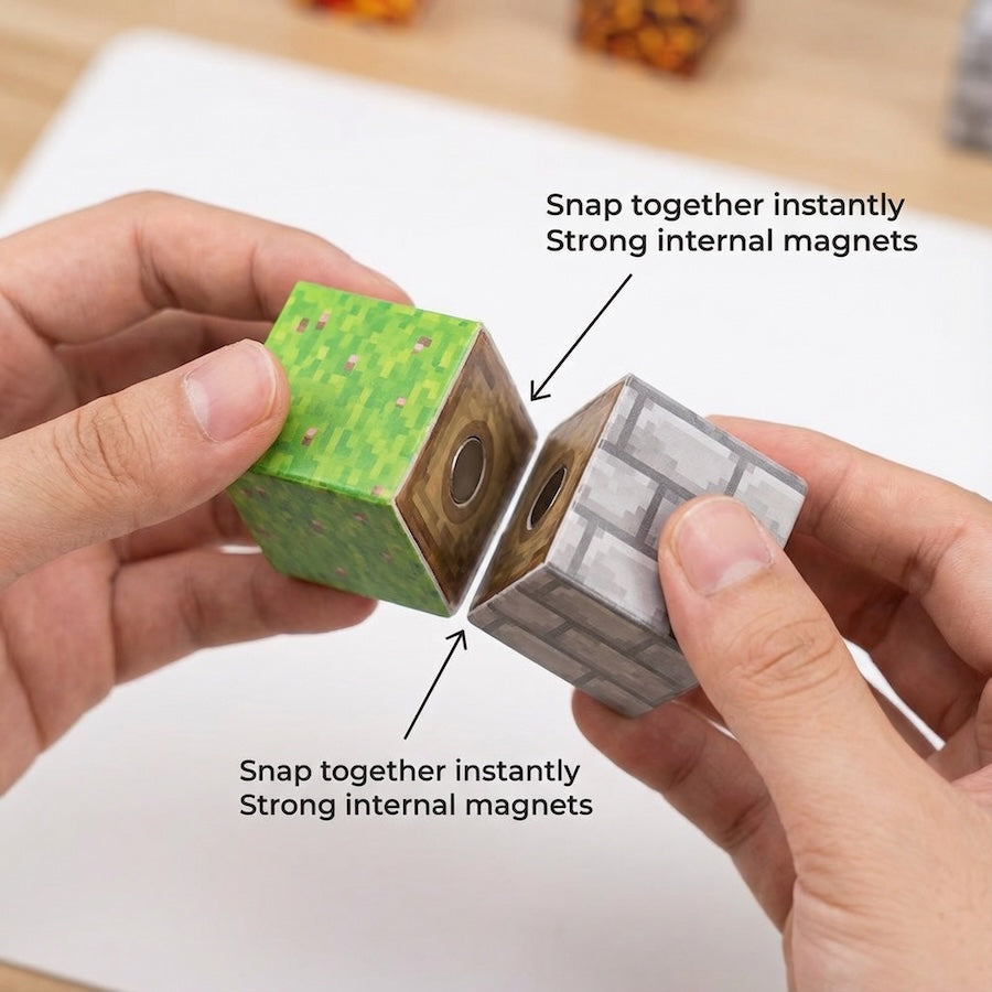 Montessori Magnetic Blocks