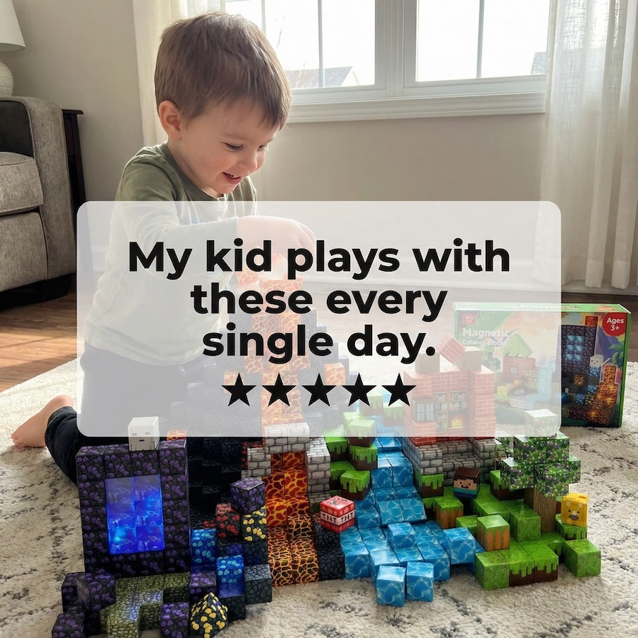 Montessori Magnetic Blocks