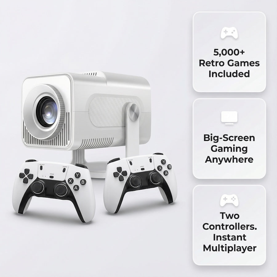 Allverto™ Retro Gaming Projector